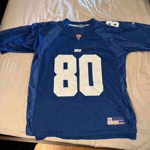 New York Giants Jeremy Shockey #80 Reebok NFL Jersey Size L